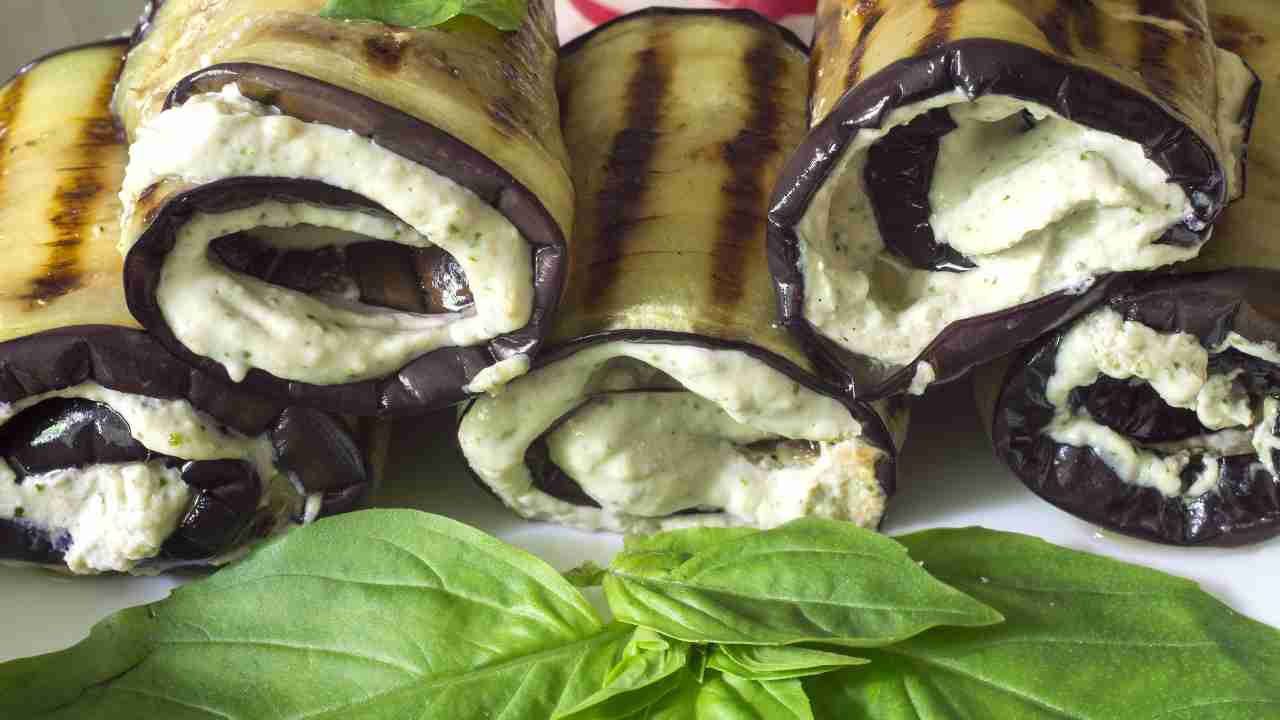 involtini di melanzane con ricotta