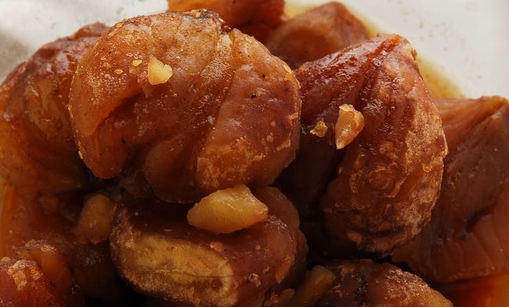 CASTAGNE AL MIELE: