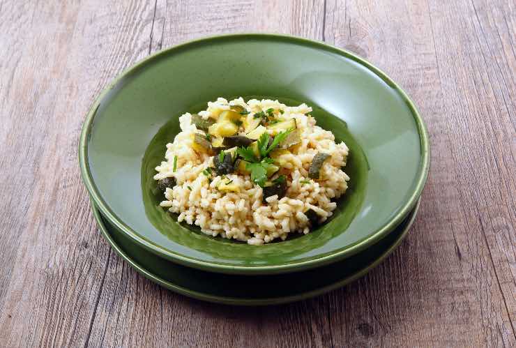 Risotto con zucchine 