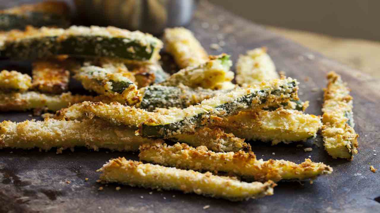 STICK DI ZUCCHINE AL FORNO SENZA OLIO