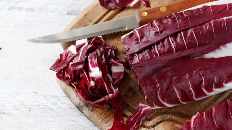 togliere amaro radicchio