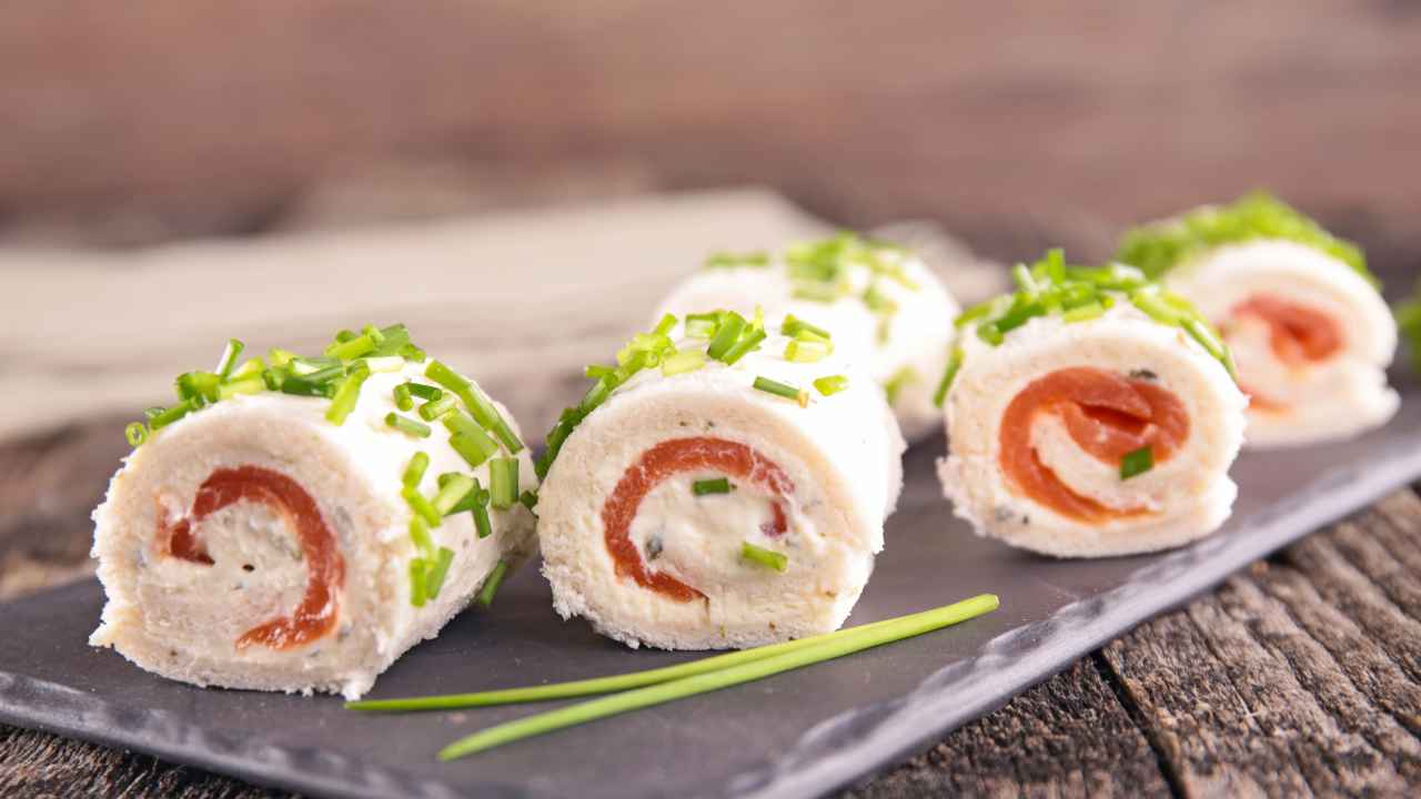 rotoli di pane tramezzino