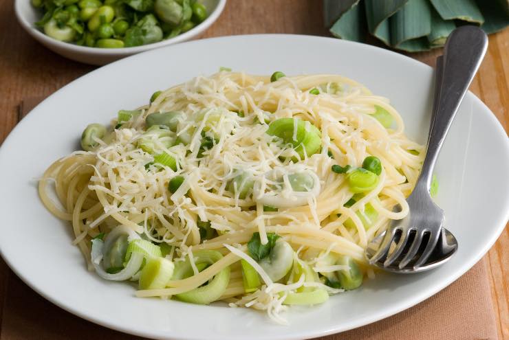 PASTA CREMOSA con porro