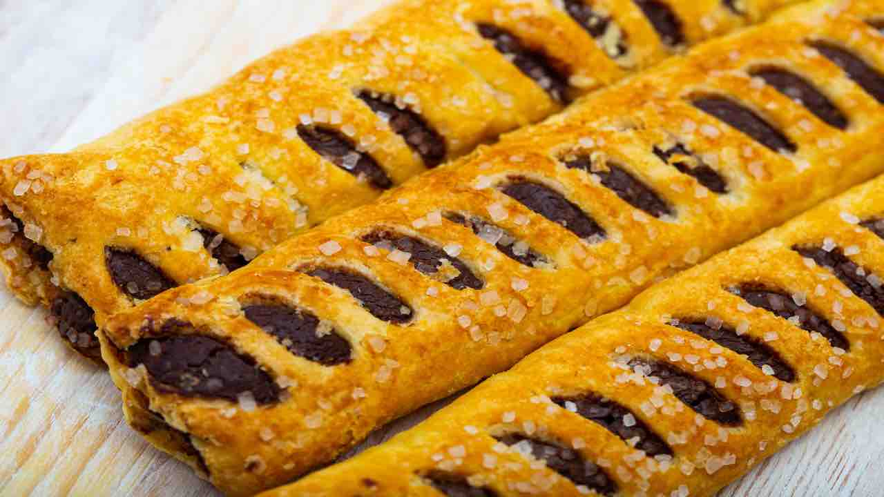 MINI STRUDEL ALLA NUTELLA