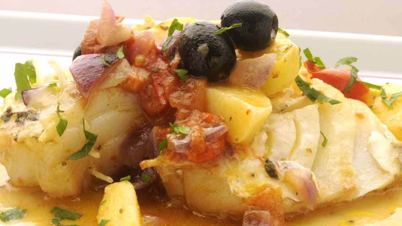 baccalà patate olive