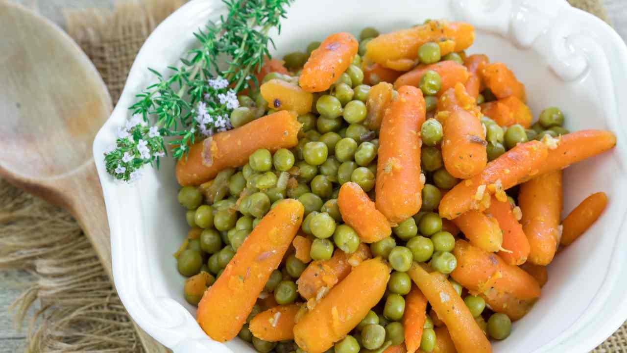 carote e piselli
