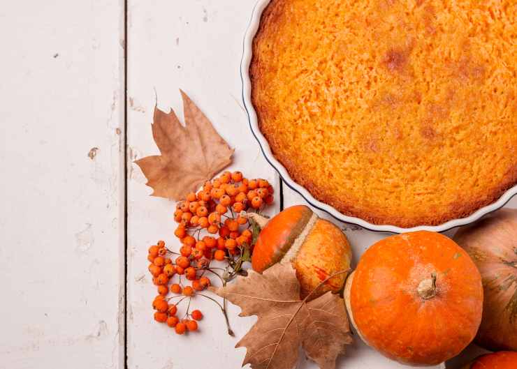 crostata con crema di zucca