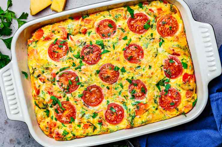 frittata forno pomodori