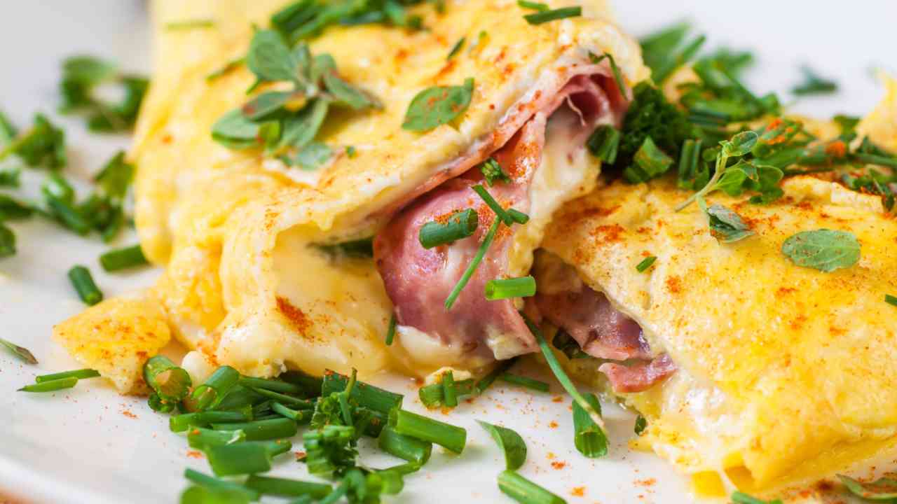 Frittata con prosciutto