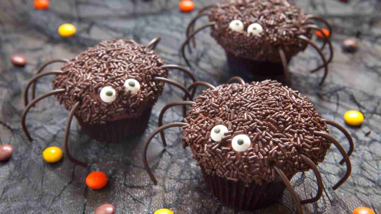 ragni cioccolato halloween