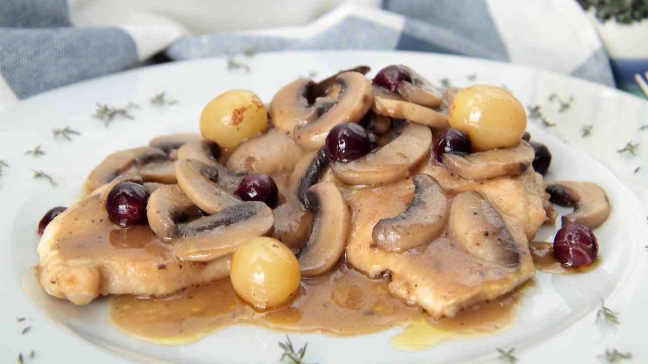 scaloppina funghi