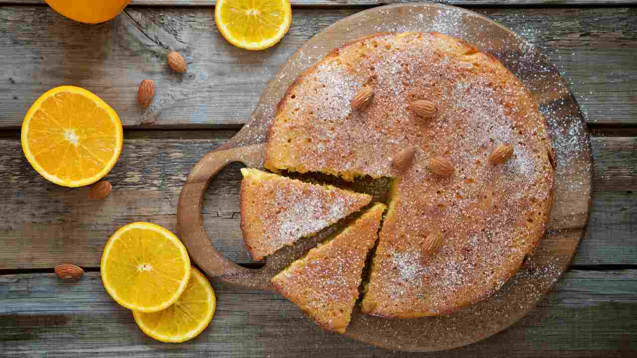 torta leggera alle arance