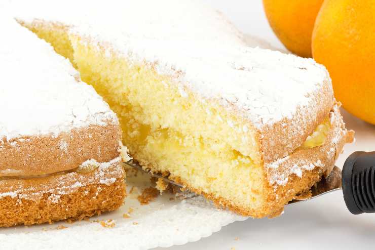 torta leggera alle arance