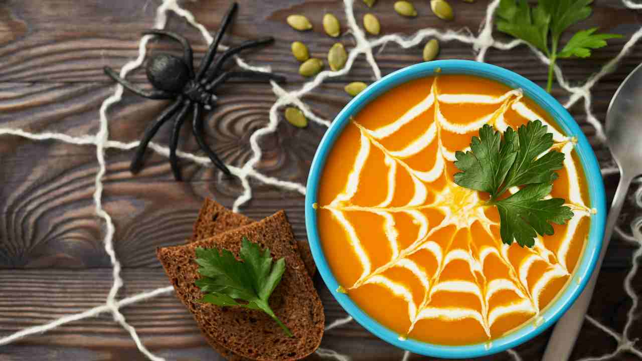 vellutata zucca halloween