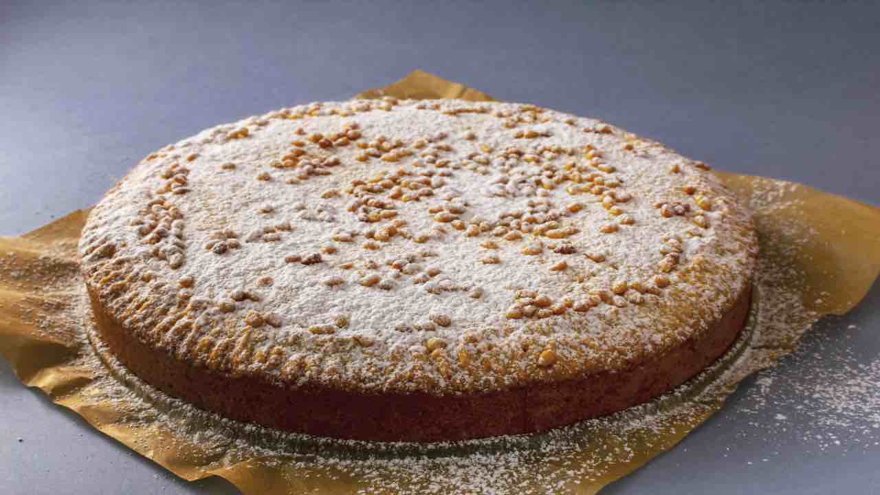 TORTA DELLA NONNA CON FROLLA ALL'OLIO