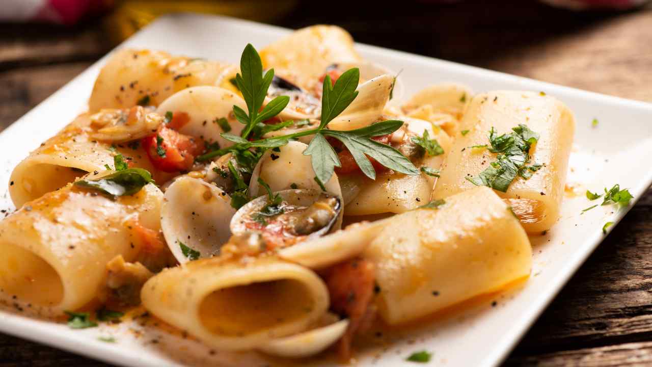 paccheri vongole