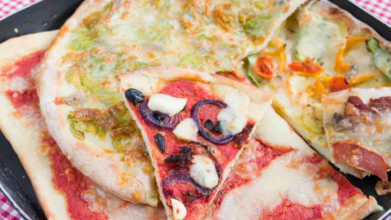 riscaldare pizza