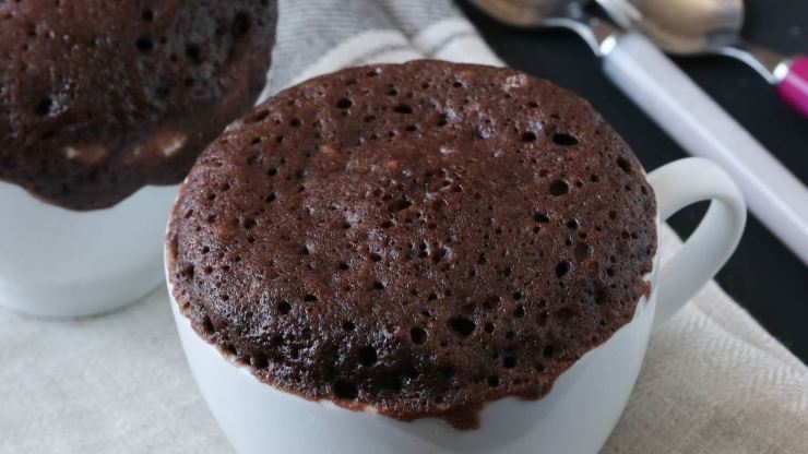 mug cake nutella