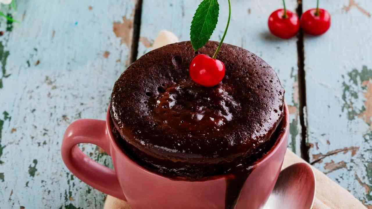 mug cake nutella