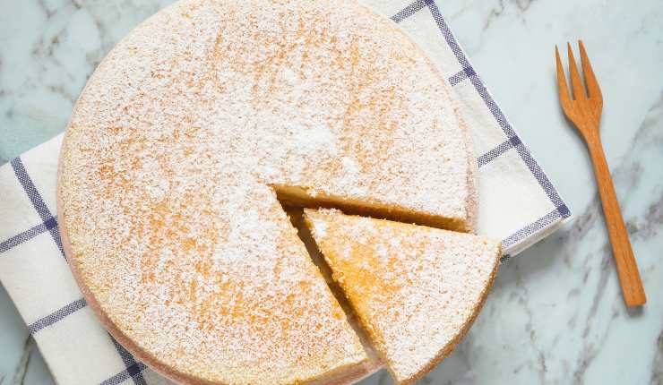 torta al latte caldo