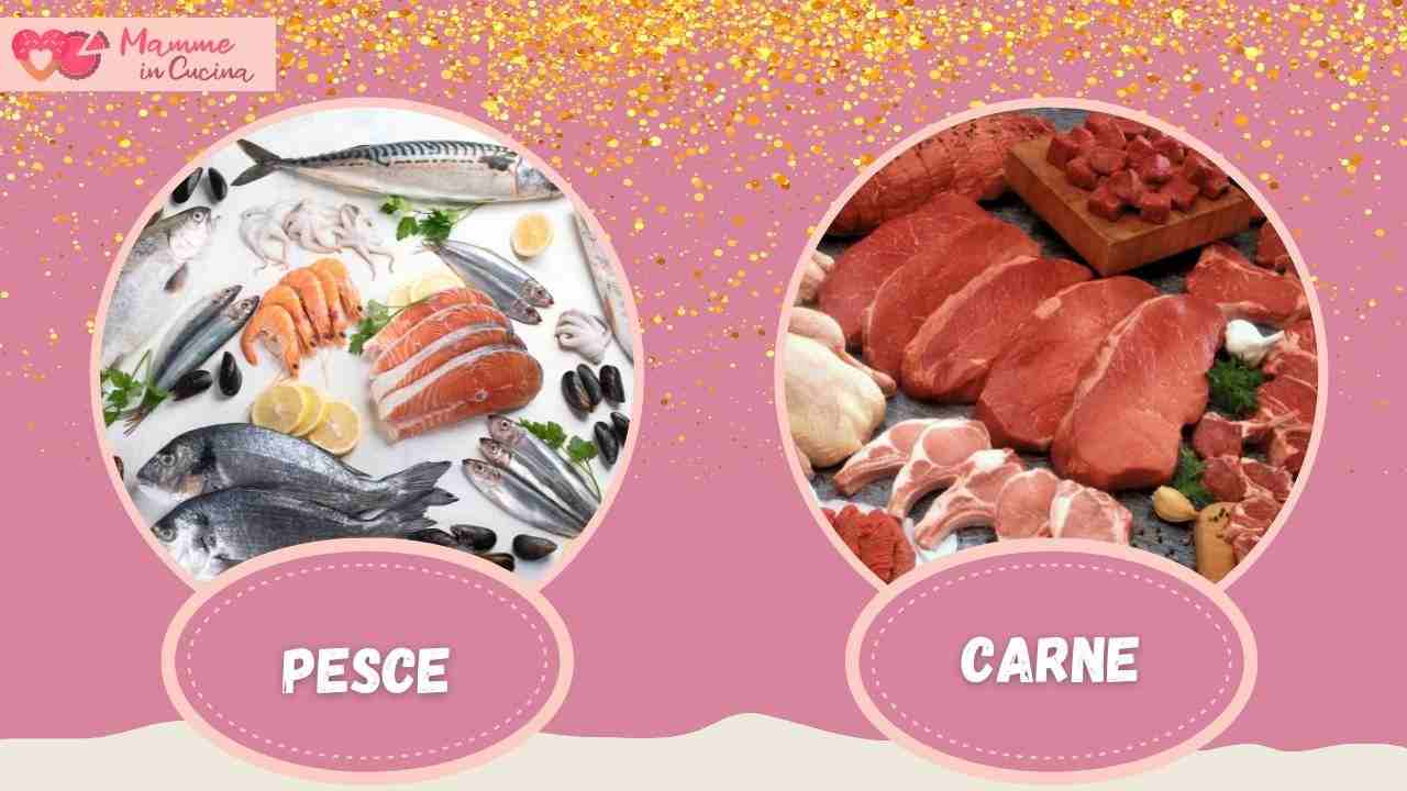 test capodanno pesce carne