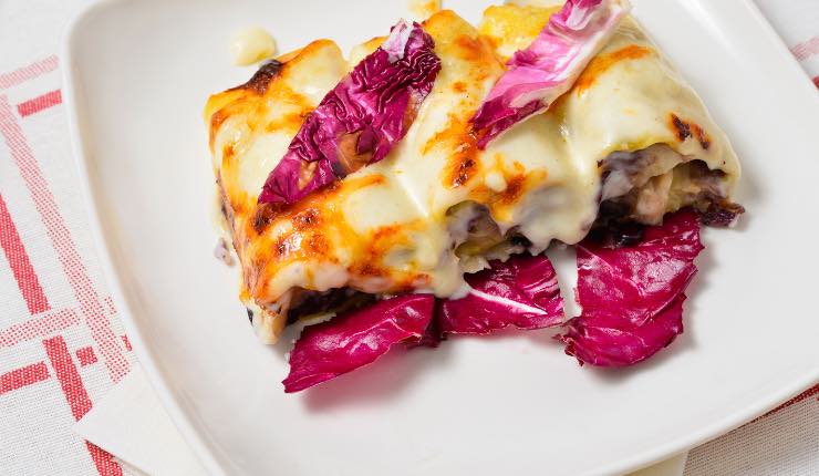 cannelloni radicchio e mascarpone 