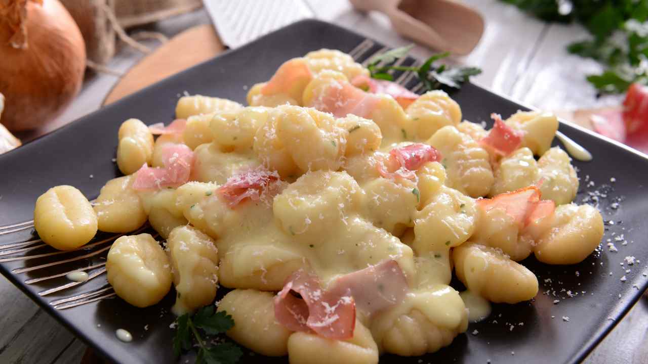 gnocchi formaggio e bresaola