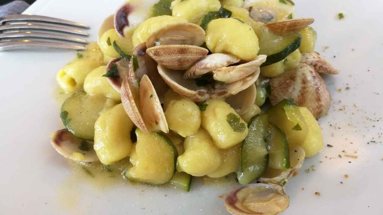 gnocchi zucchine vongole