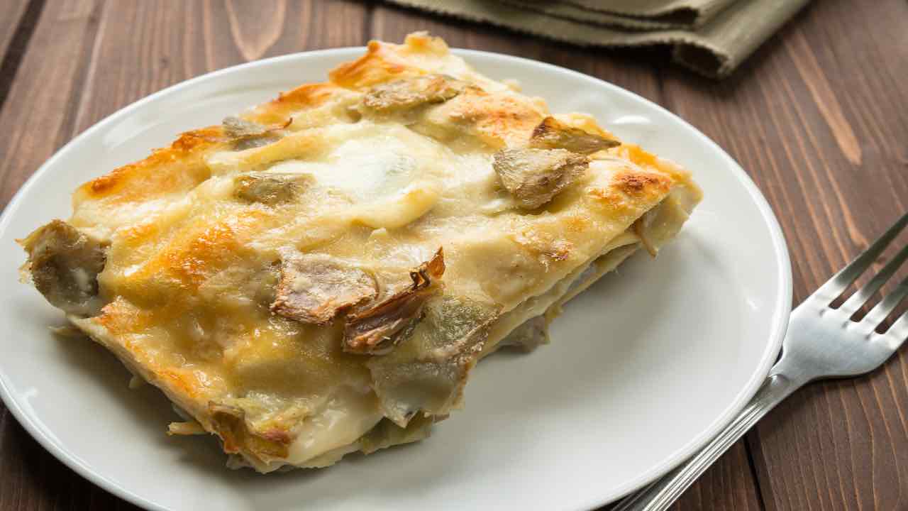 lasagne carciofi 