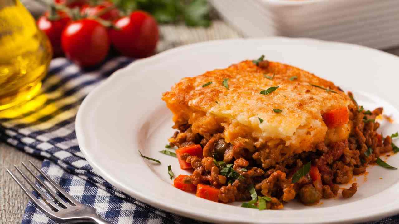 pasticcio patate ragù