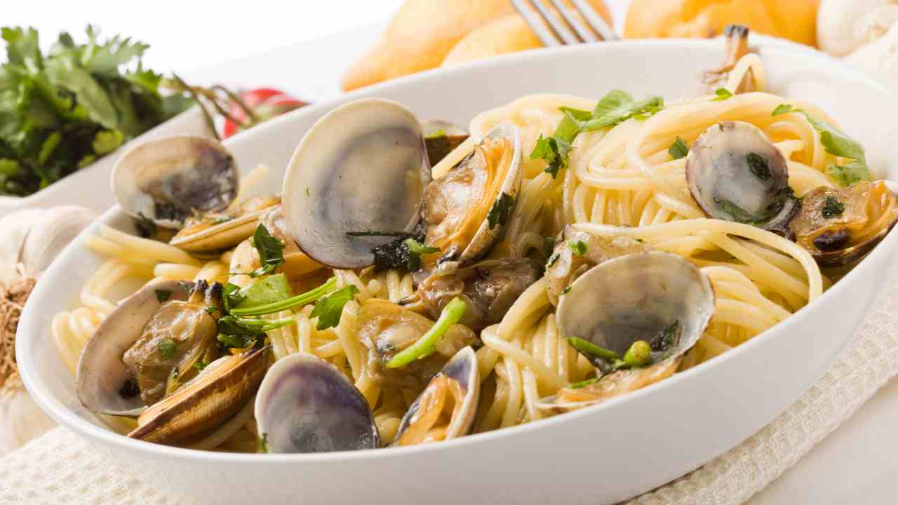 spaghetti vongole limone