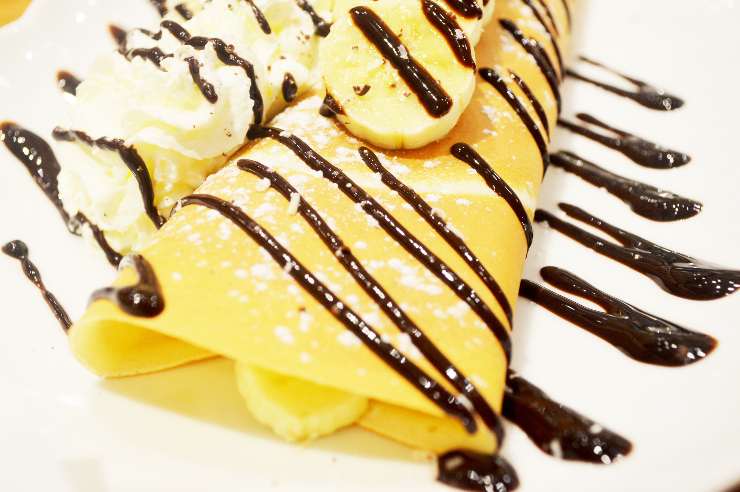 crepes con Nutella e banane