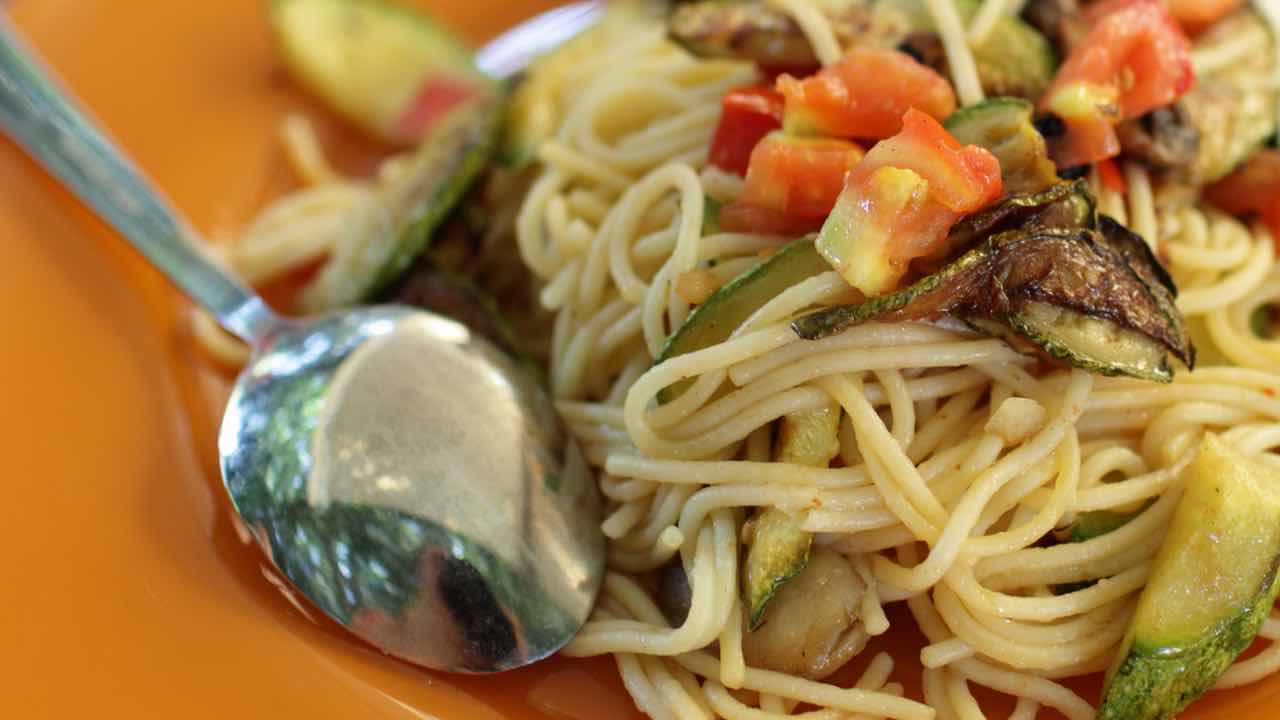 Spaghetti veloci versione light