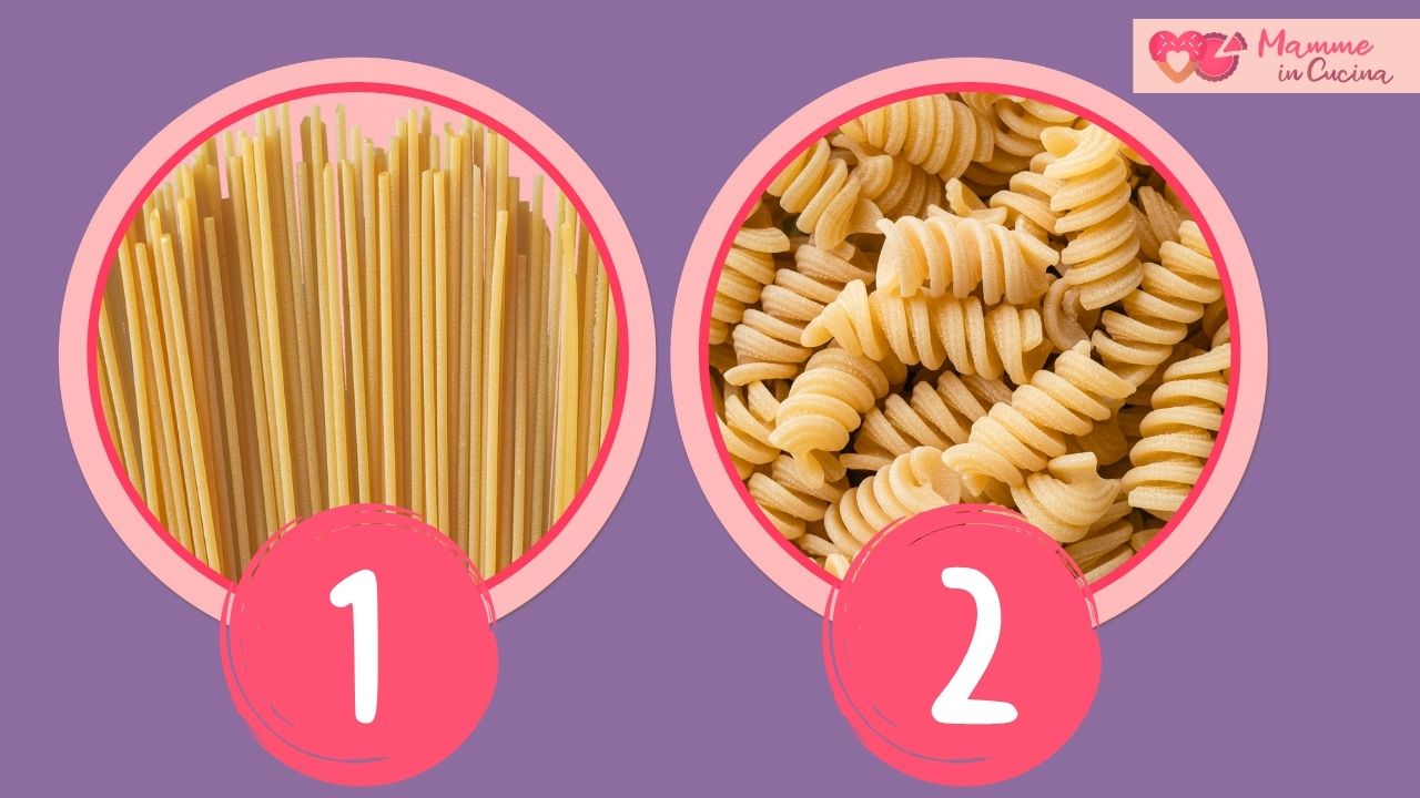 test della pasta preferita