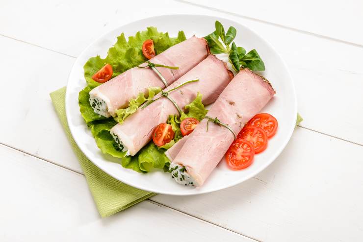 involtini di prosciutto con formaggio