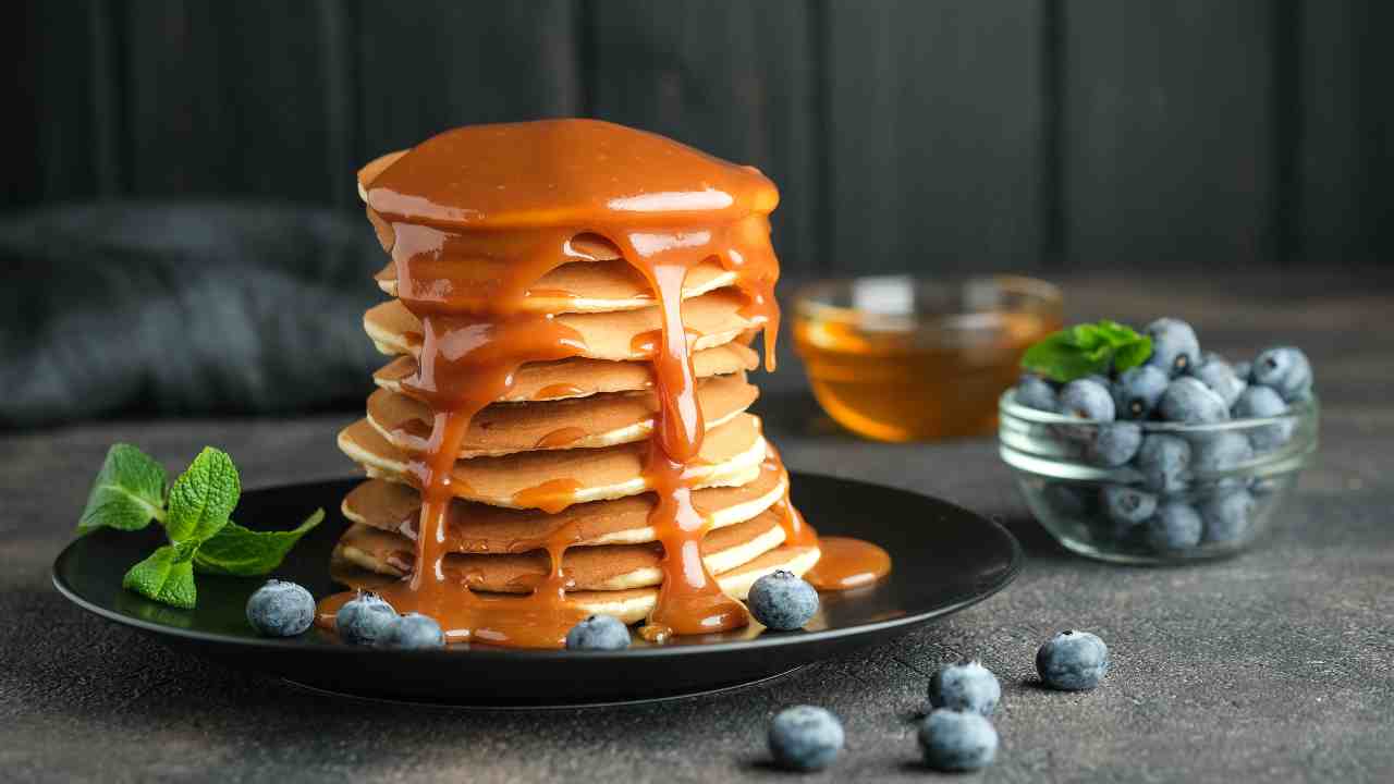 pancake al caramello