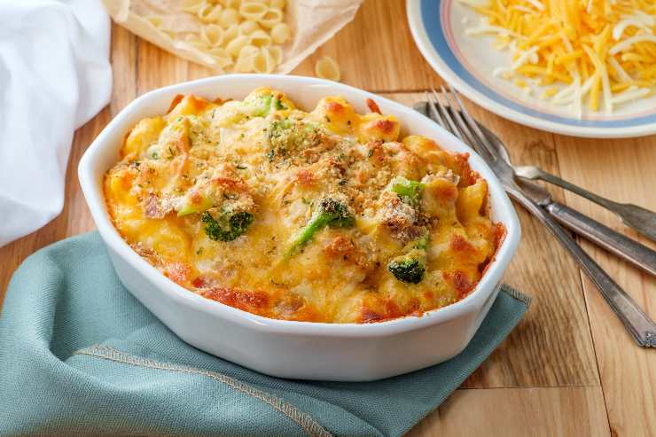 pasta con i broccoli al forno