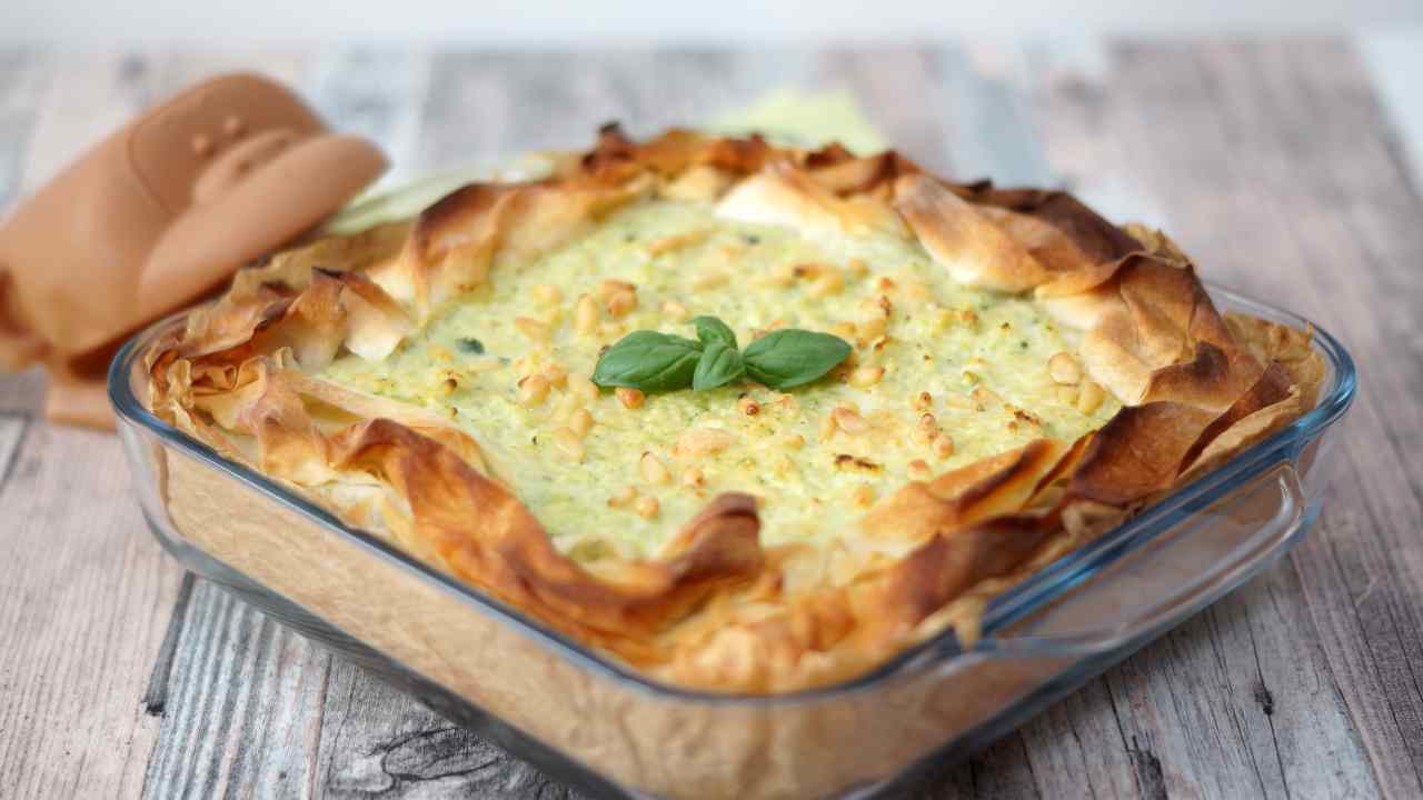 sformato di riso in pasta fillo