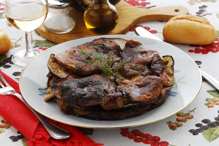 sformato di melanzane filante