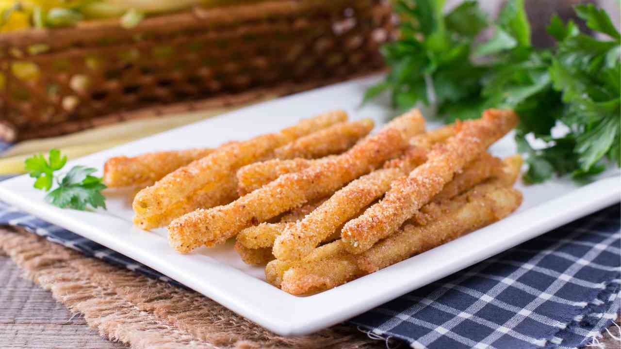 Fagiolini fritti al parmigiano 