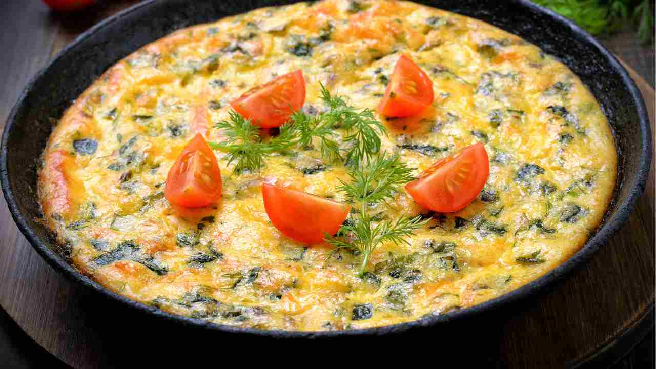 Frittata di melanzane padella