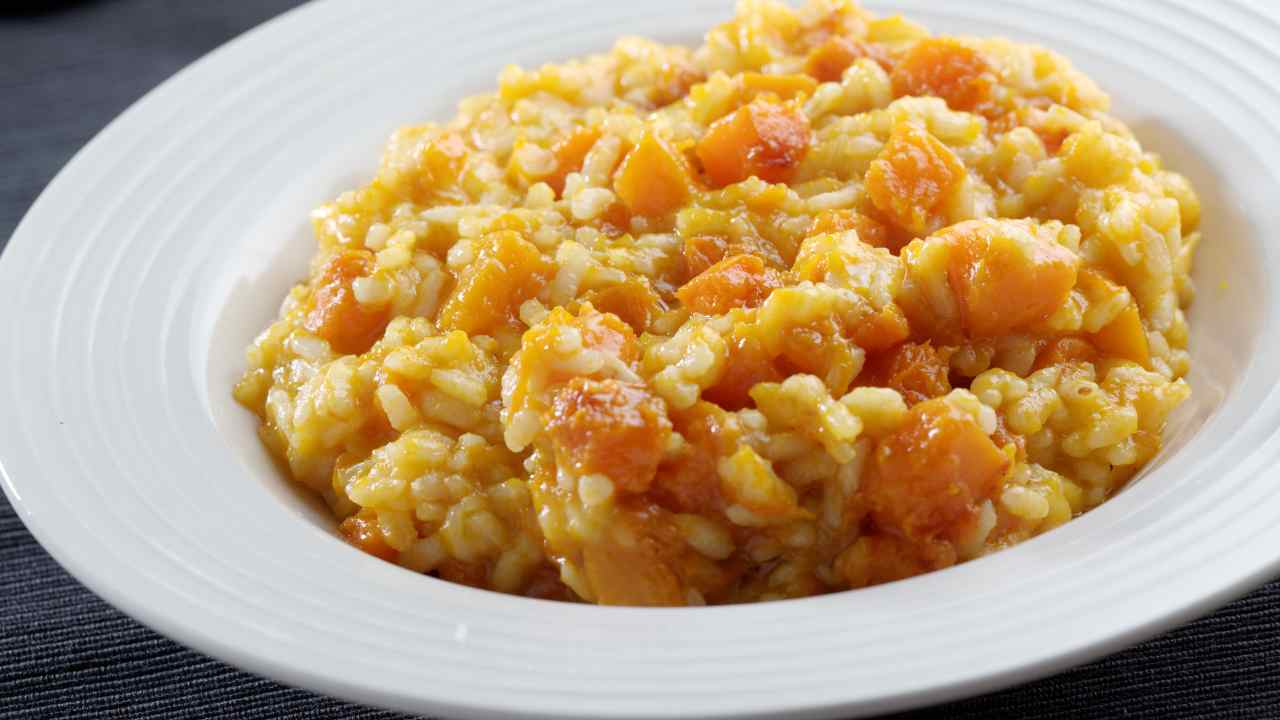 Risotto cremoso alla zucca 