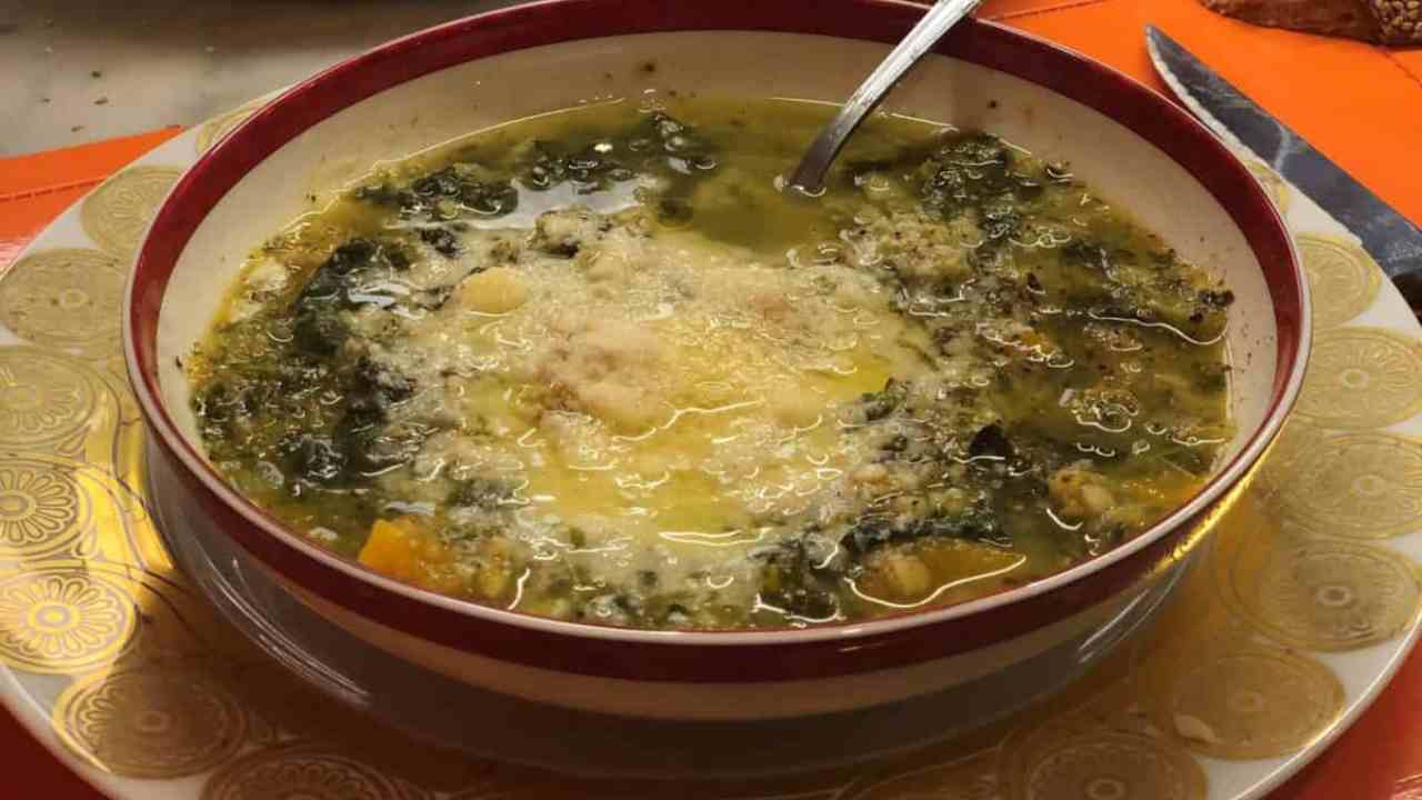 Zuppa con cavolo nero di Benedetta Parodi 