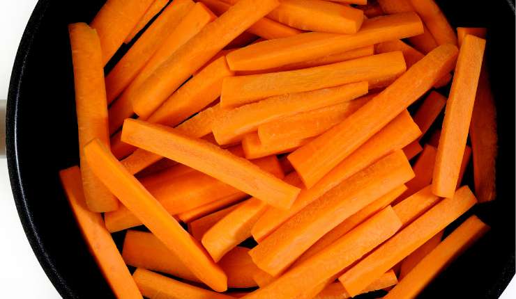 Stick di carote fritti