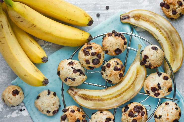 Biscotti banana e cioccolato