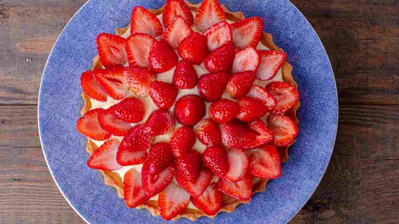 crostata di fragole