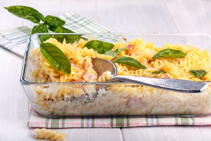 fusilli al gratin