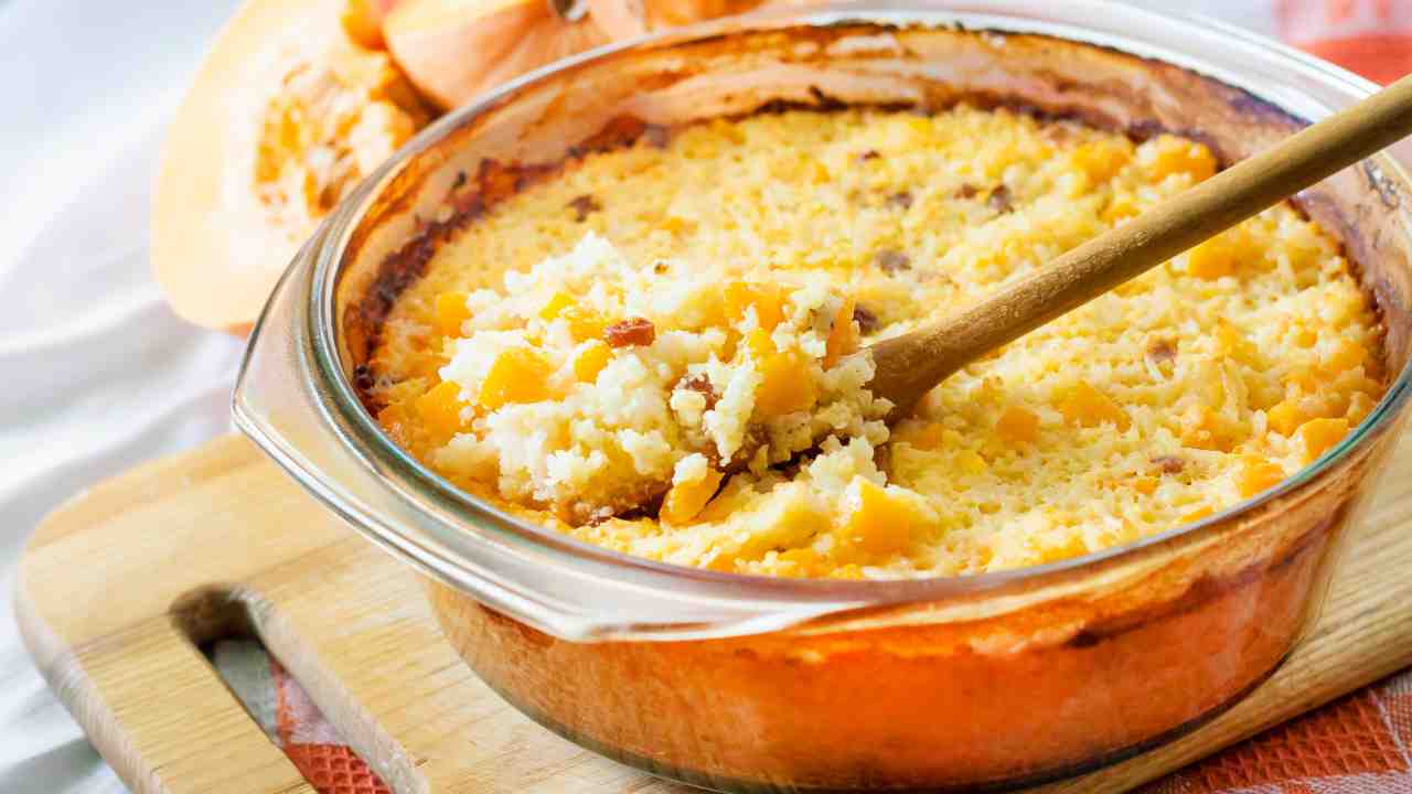 risotto alla zucca in forno