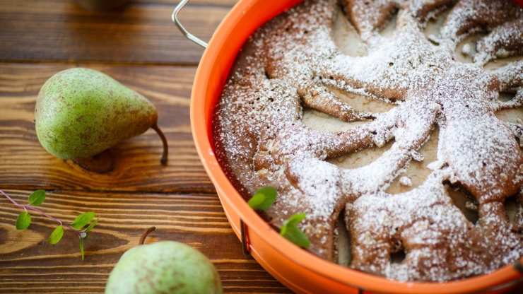 torta pere e cioccolato grano saraceno