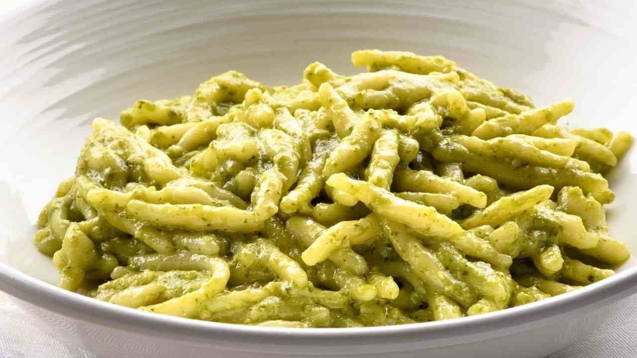 trofie pesto spinaci